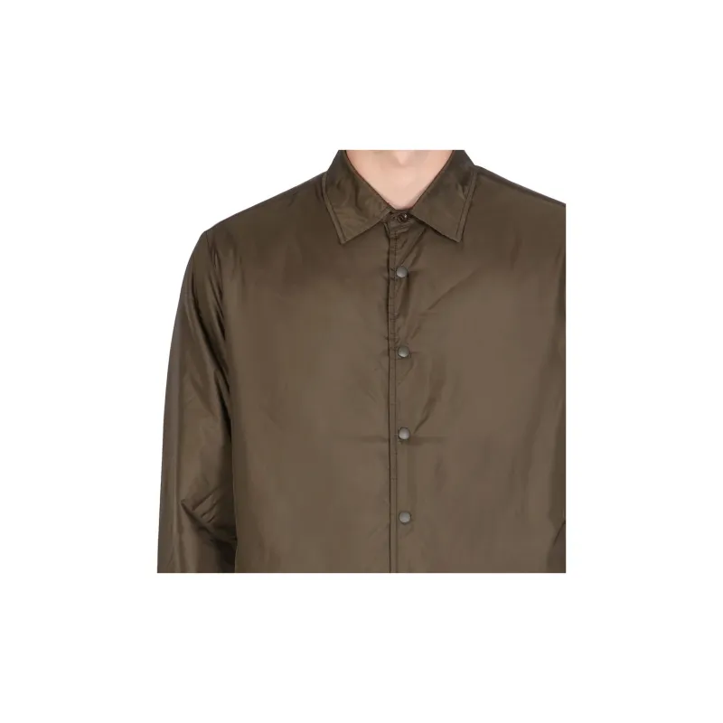 ASPESI Collared Button Up Shirt Jacket-4