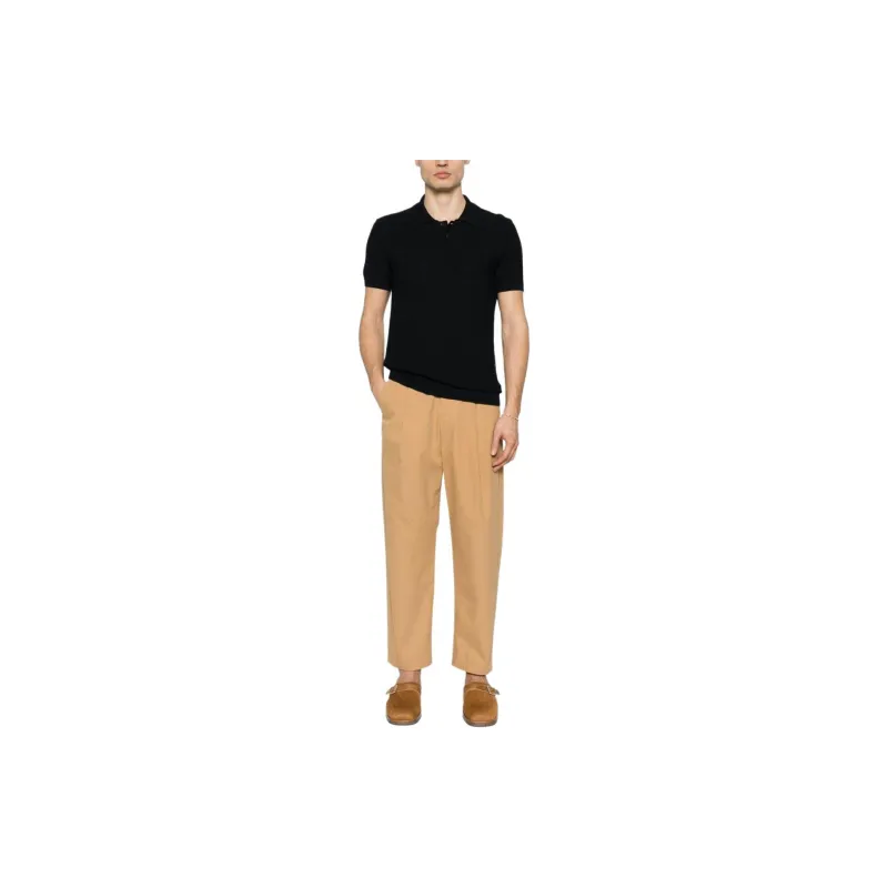 A.P.C Jay Open knit Polo Shirt-1