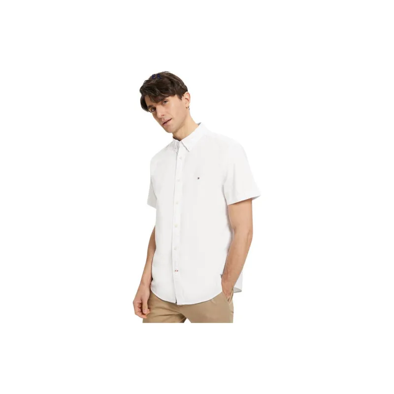Tommy Hilfiger Shirt Men's Cloud Bath White-5