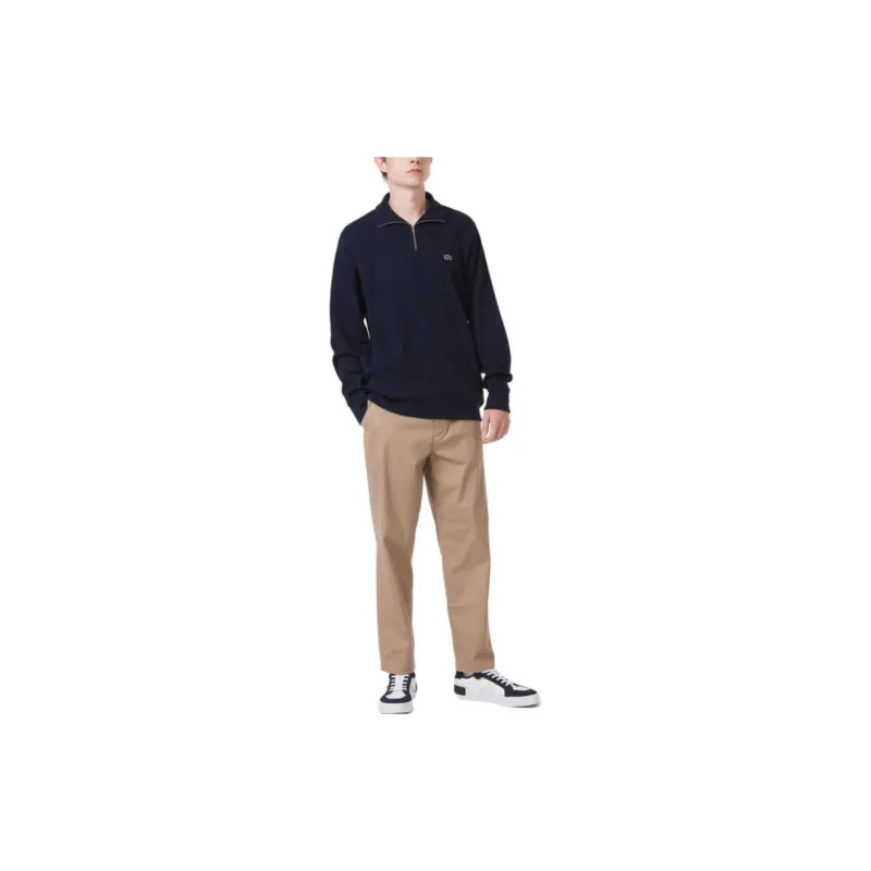 LACOSTE Logo embroidered High neck Sweatshirt-1