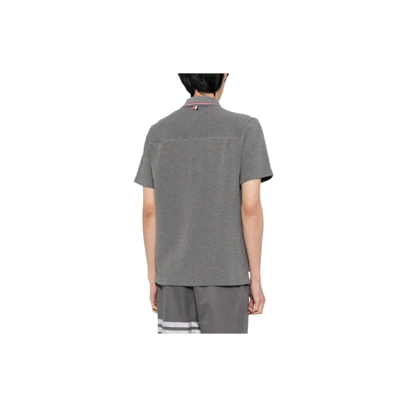 THOM BROWNE Shirts Men Gray-2