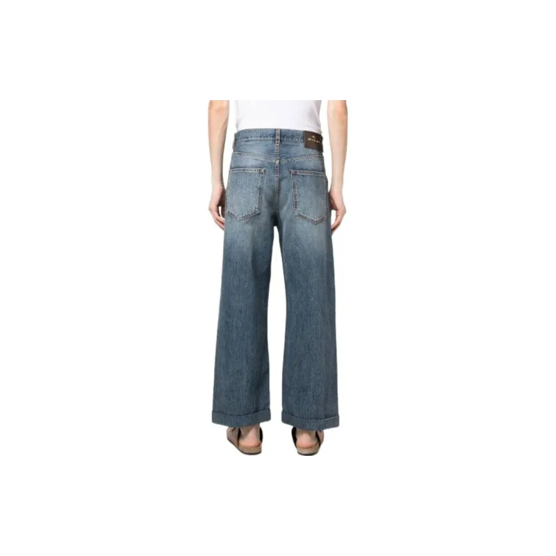 ETRO Straight Leg Mid Rise Jeans-3