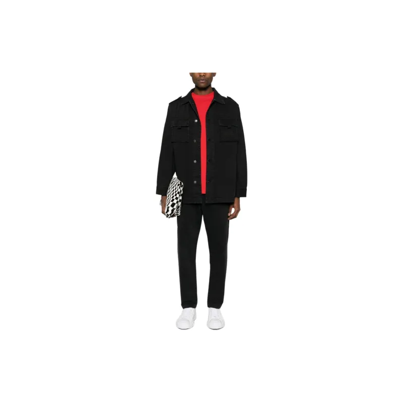 MOSCHINO Pocket-Detailed Buttoned Cargo Shirt Jacket-1