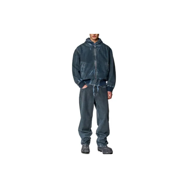 DIESEL D Vinz S Bomber Distressed Jacket-1