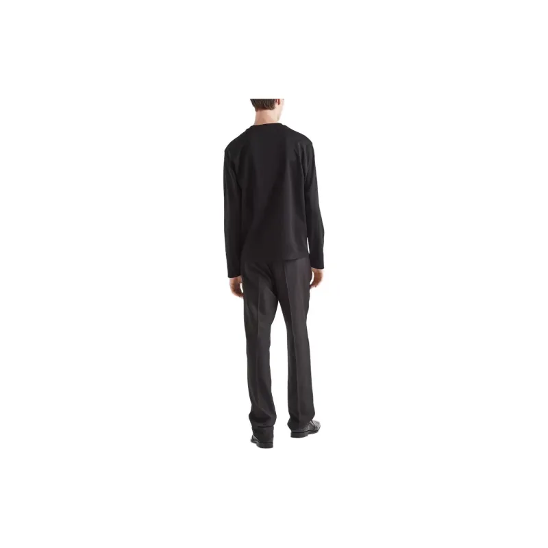 PRADA T Shirts Men Black-2
