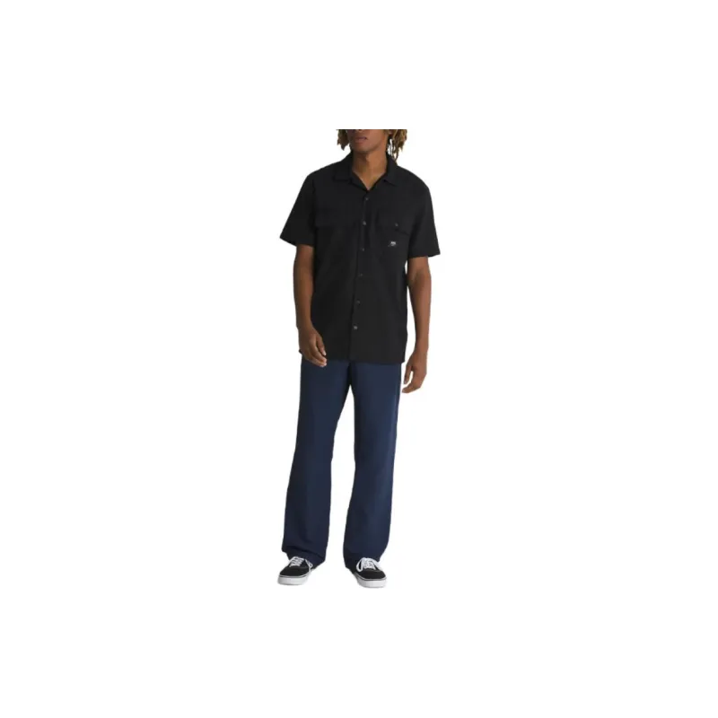 Vans Smith Buttondown Shirt Shirt Men's Black-1
