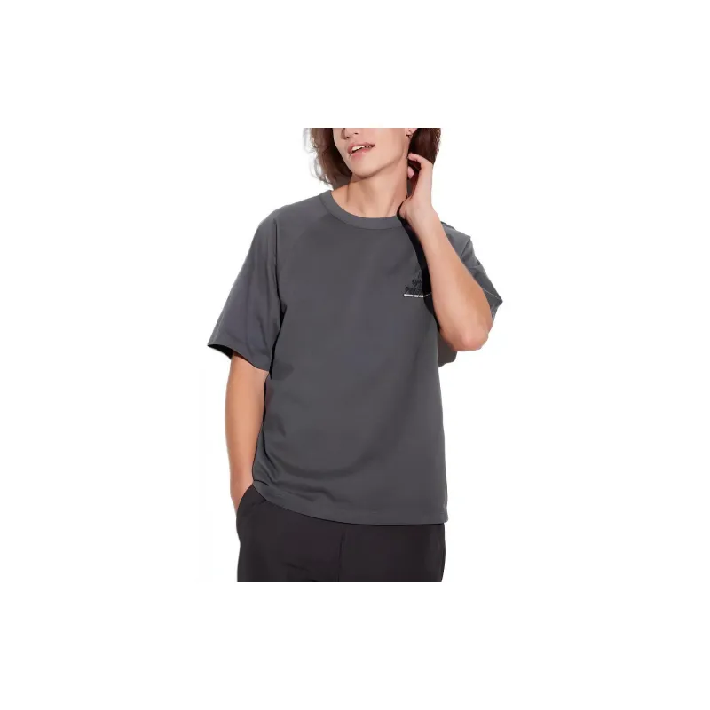 UNIQLO T Shirt Unisex Dark Gray-2