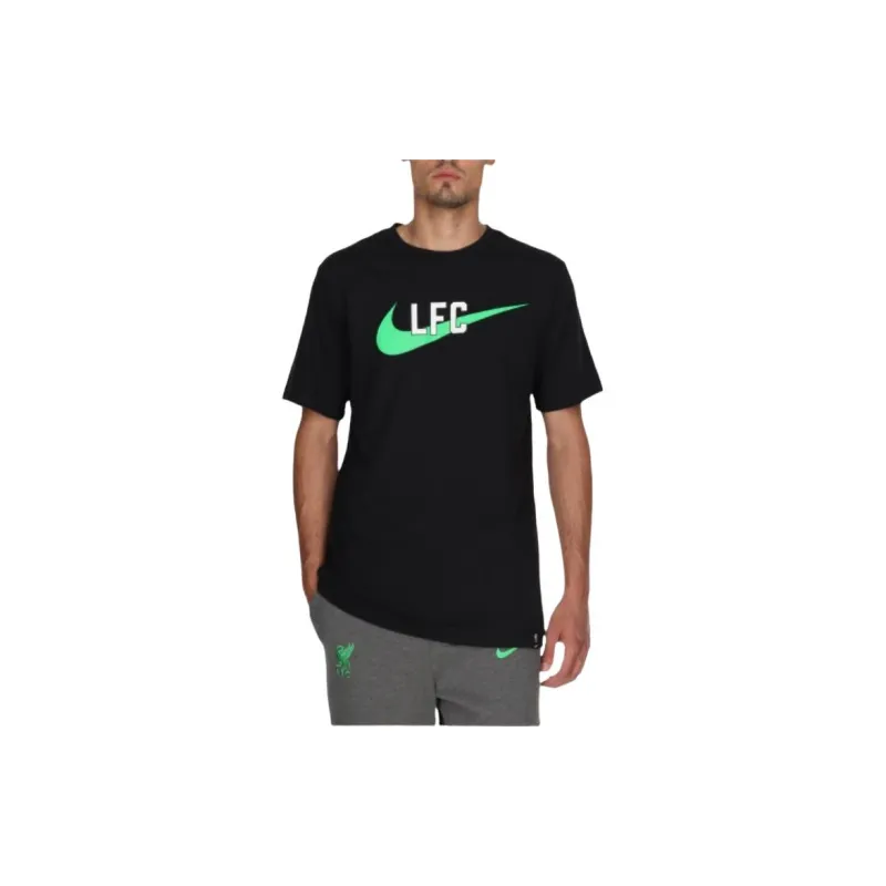 Nike Liverpool T Shirts Men Black-3