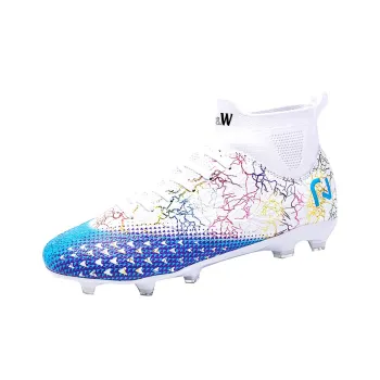 D&W FG Firm Ground Artificial Ground, Natural Ground Indoor Abrasion Resistant Slip Resistant Soccer Shoes Unisex