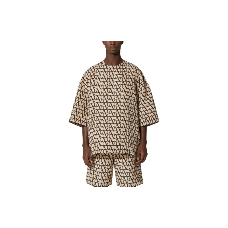 Valentino T-Shirts Men Yellow-2