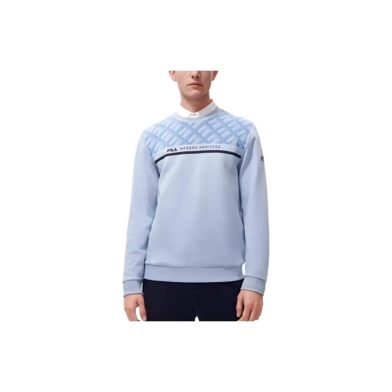 FILA Sweatshirts Men Dusty Blue-2