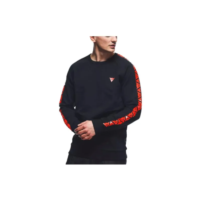 DAINESE SWEATER Sweatshirt Men's Black-Red-4