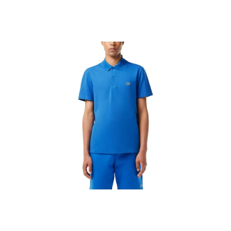 LACOSTE Logo-Embroidered Short-Sleeved Polo Shirt-2