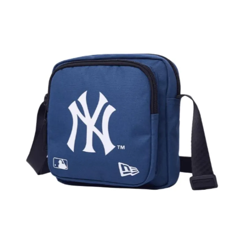 New Era × MLB Collaboration Fabric Crossbody Bag, Shoulder Bag Unisex Navy Blue-1