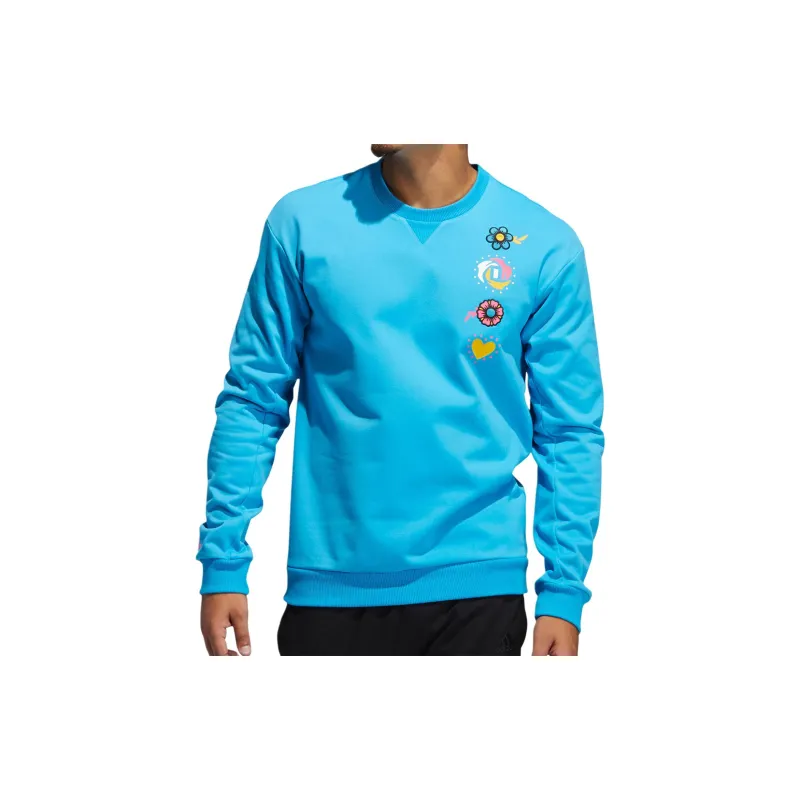 Adidas Sweatshirts Men Blue-2