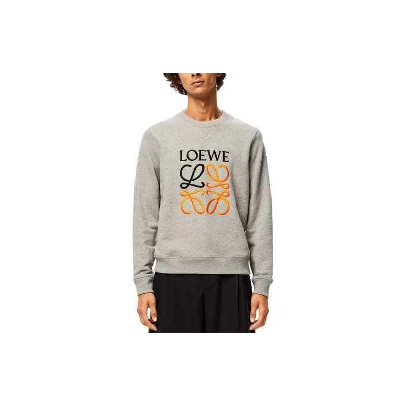 LOEWE Sweatshirts Men Gray-4