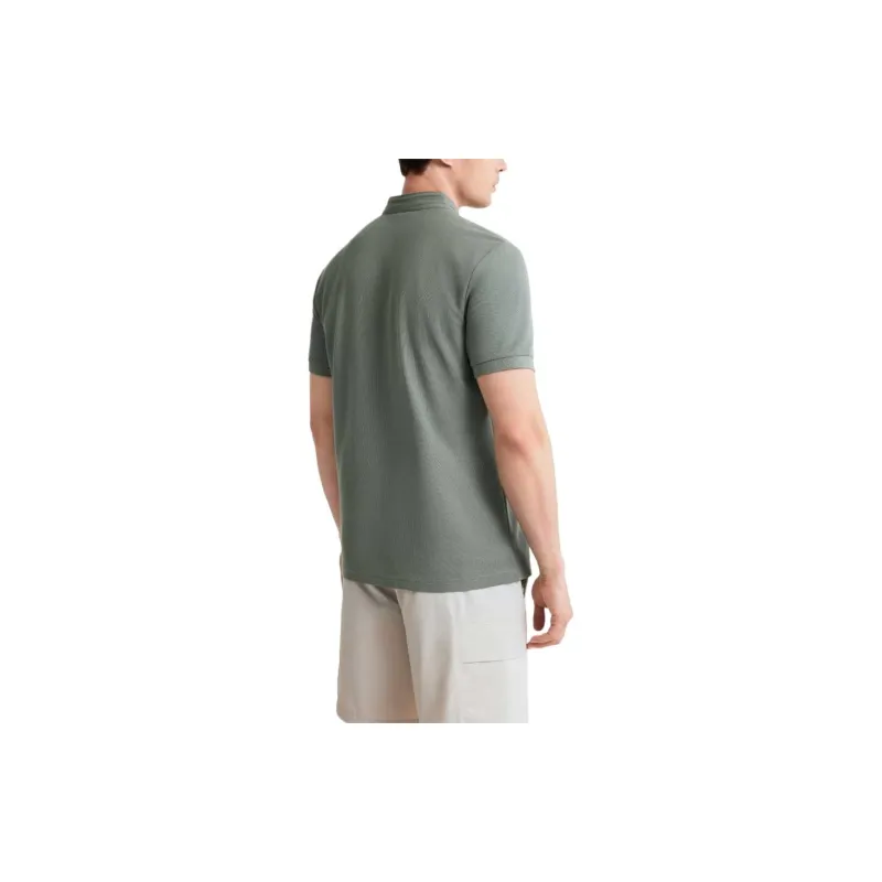 AIGLE Polo Shirt Men's Labyrinth Green-1