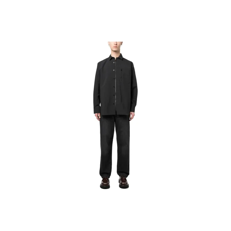 Sacai Long sleeved Zip up Shirt-2