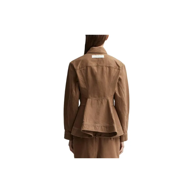 Jacquemus Denim Jacket Women's Brown-1