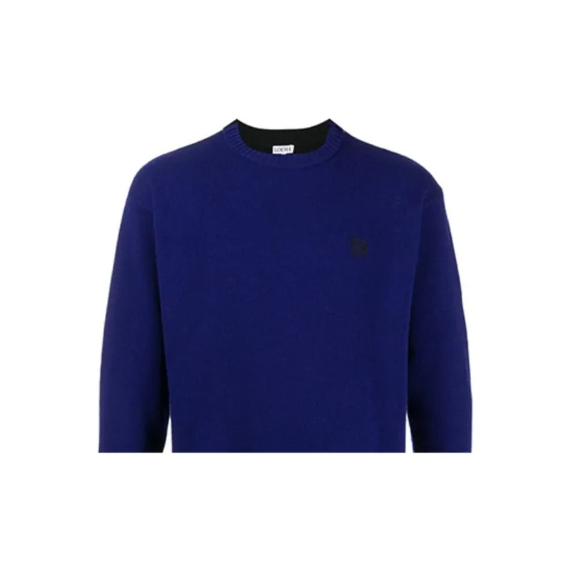 LOEWE Sweaters Men Dark Blue-4