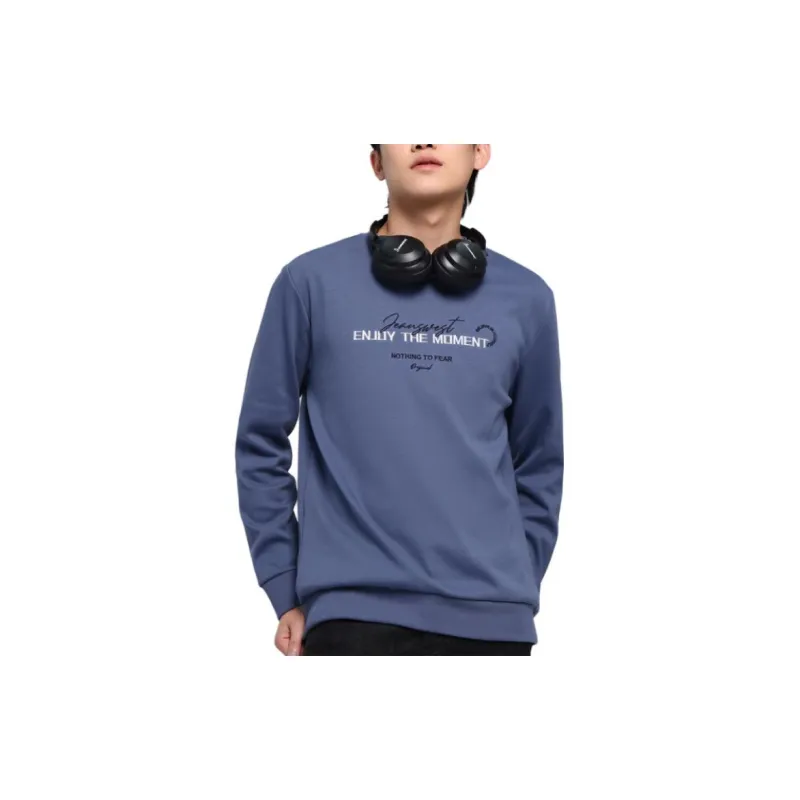 Jean West Sweatshirt Men's Purple Blue-1
