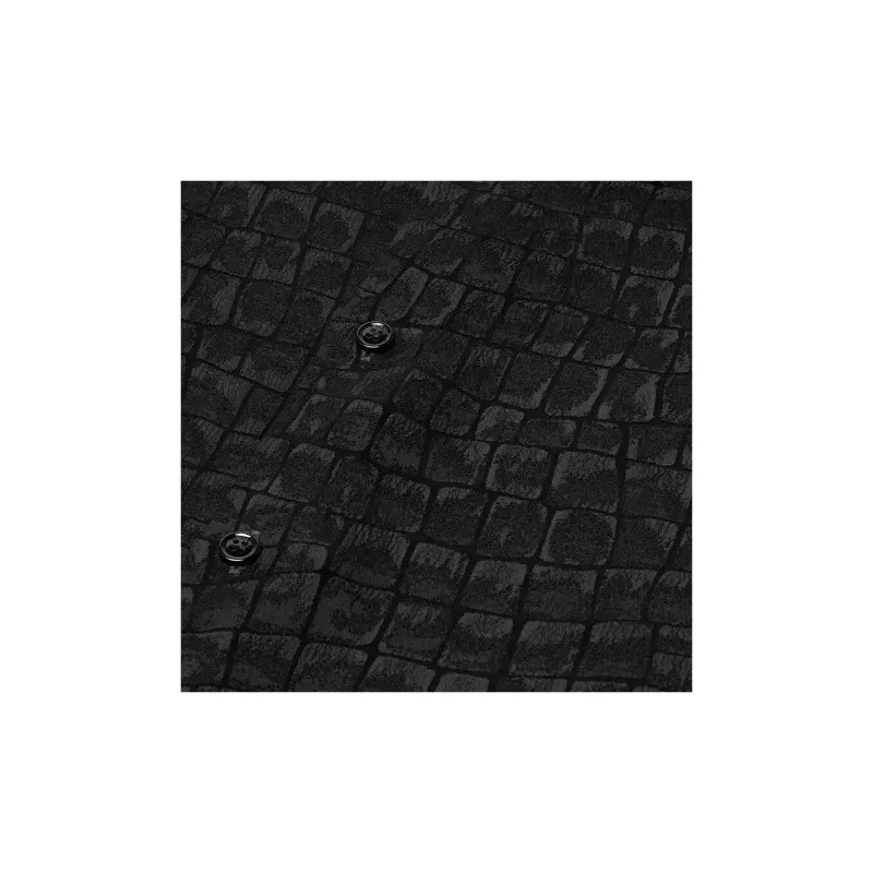 VERSACE Crocodile Jacquard Pattern Shirt-5