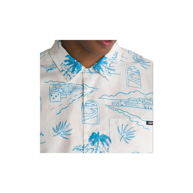 Vans Davista Shirts Men White-5