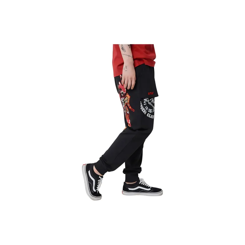 ONIARAI Casual Pants Men's Black-4