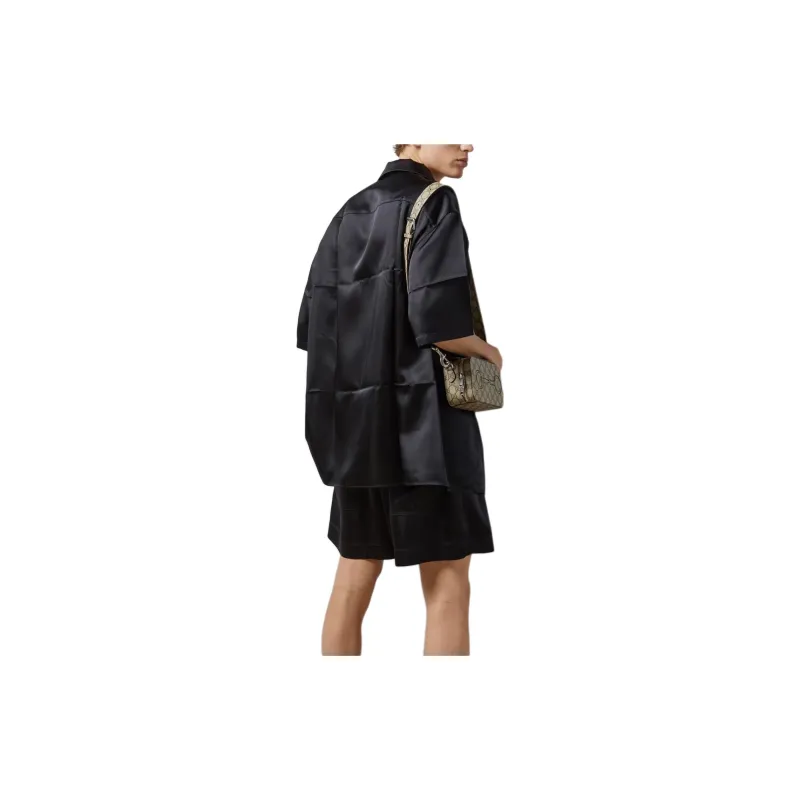 GUCCI SS24 Acetate Duchesse Shirt Shirt Men's Black-2