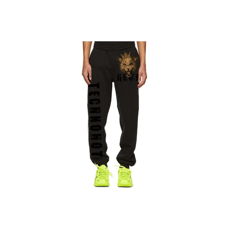 TCH Knitted Sweatpants Unisex Black-2