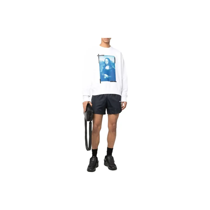 Off Mona Lisa print Sweatshirt-1
