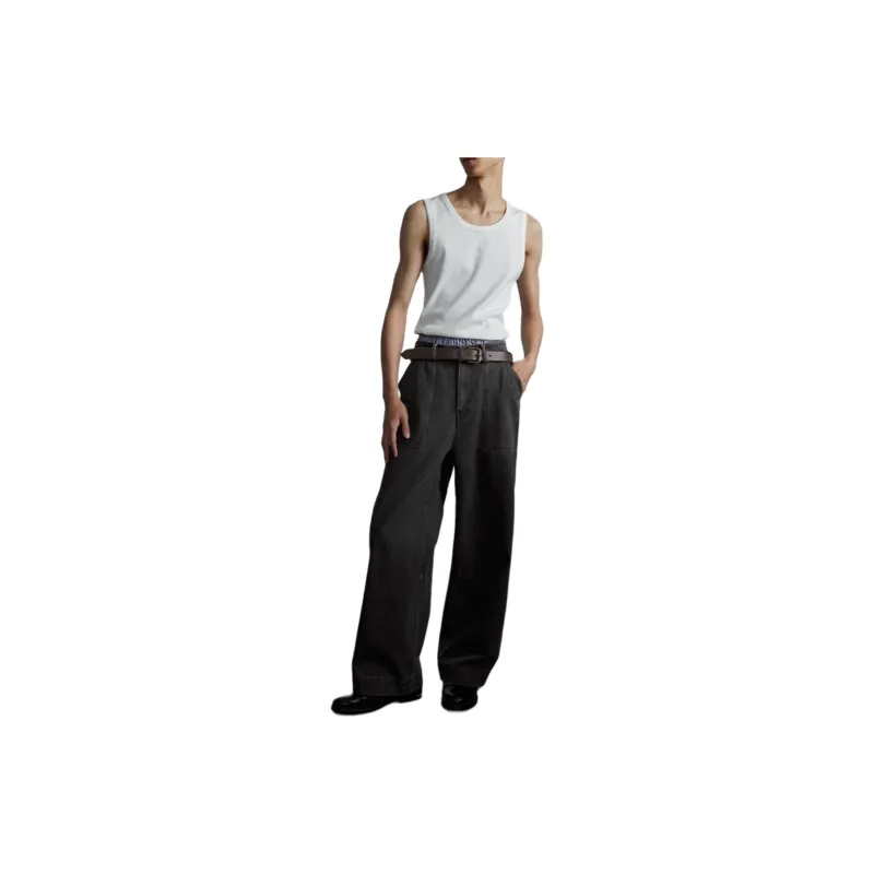 OPICLOTH Jeans Unisex Dark Gray-4