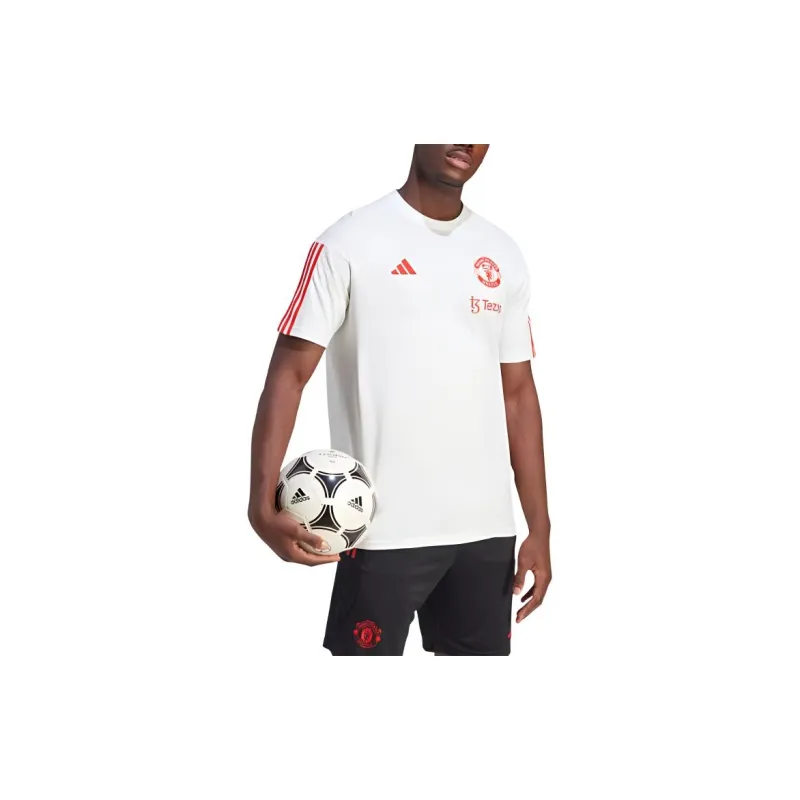 Adidas Manchester United Tiro 23 Training T Shirt Soccer Jersey Men's White-2
