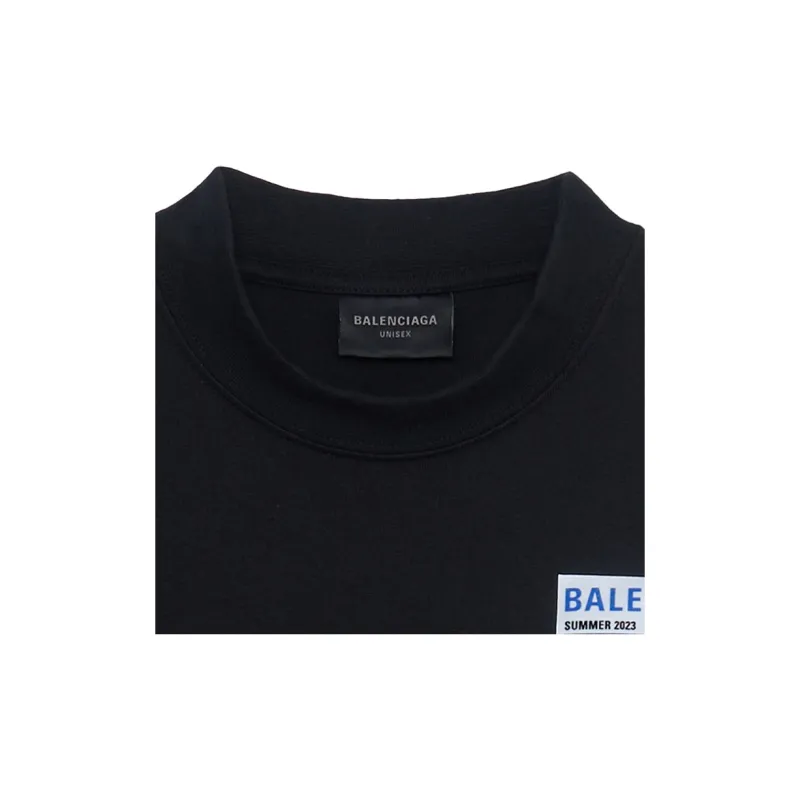 Balenciaga SS23 T Shirt Regular Fit Men's Black-2
