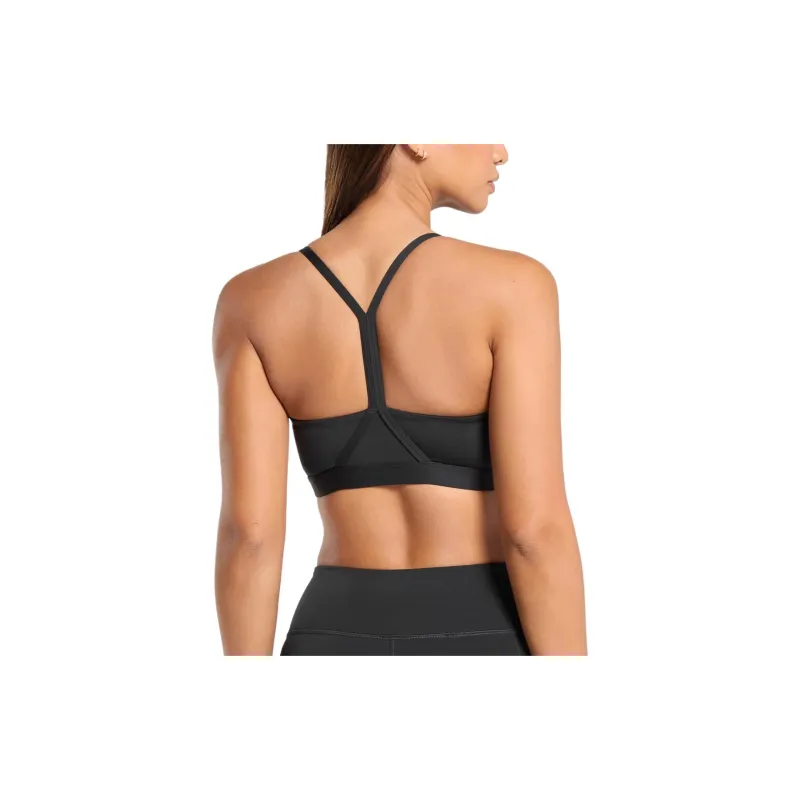 GYMSHARK V Neck Sports Bra Sports Underwear Women's Black-1