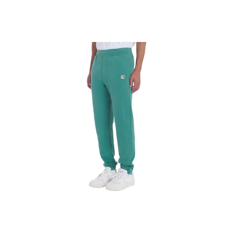 Maison Kitsune Fox Head Patch Elastic Waist Jogging Pants-2