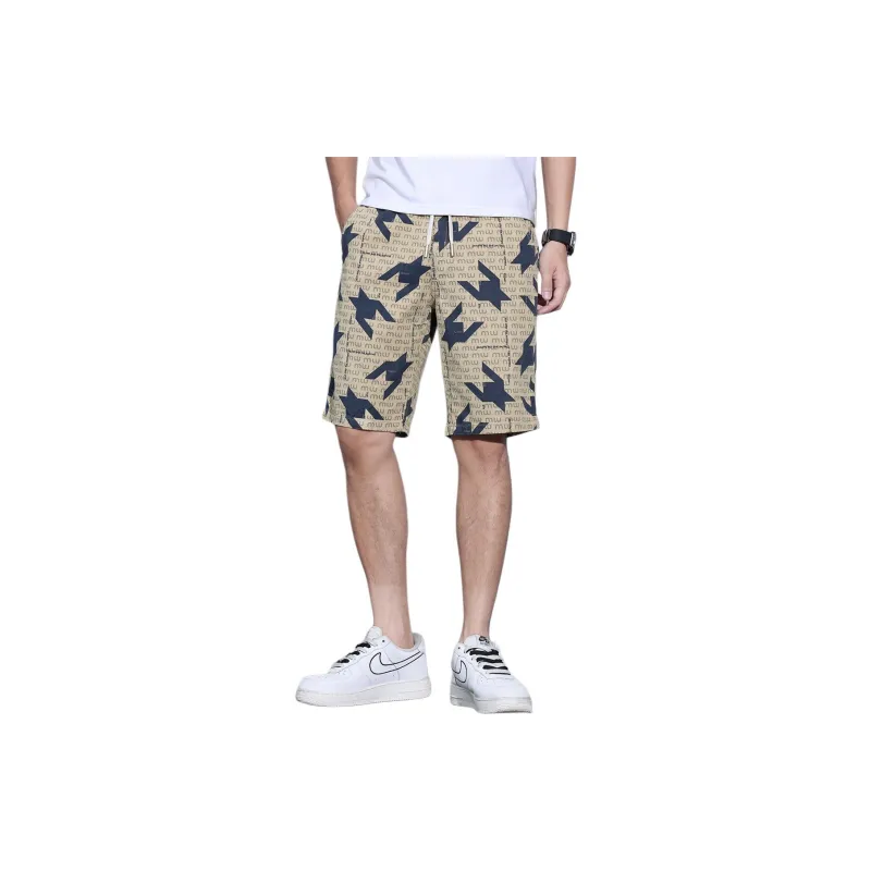 Tonlion Casual Shorts Men's Khaki-1