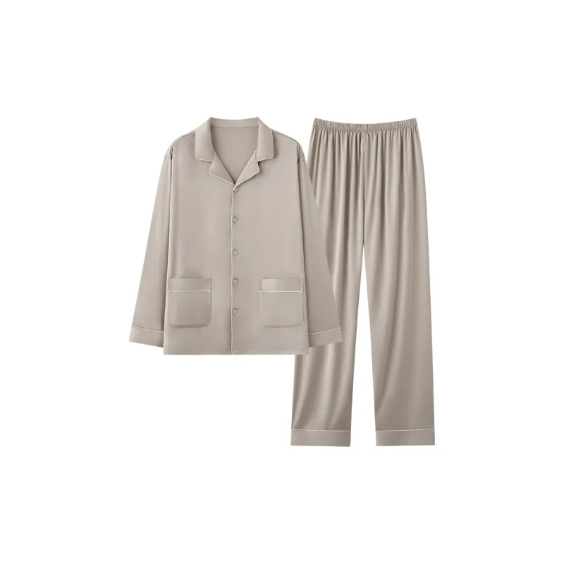 UAVAE Pajama Set Men's Champagne-0