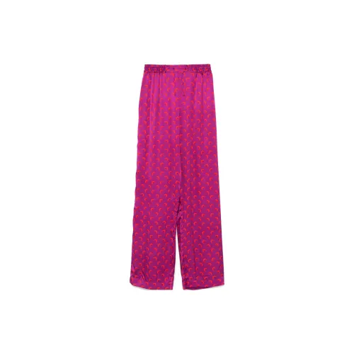 Marine Serre Casual Pants Women's Purple/Red