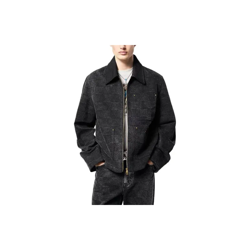 LOUIS VUITTON Damier Workwear Cotton Blouson-1