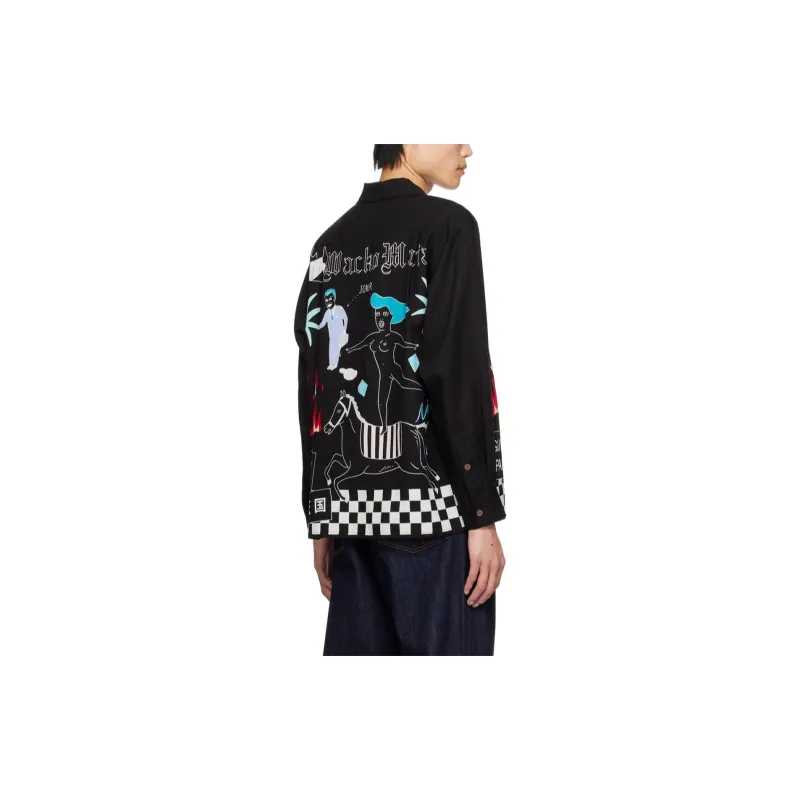 WACKO MARIA Shirts Men Black-2