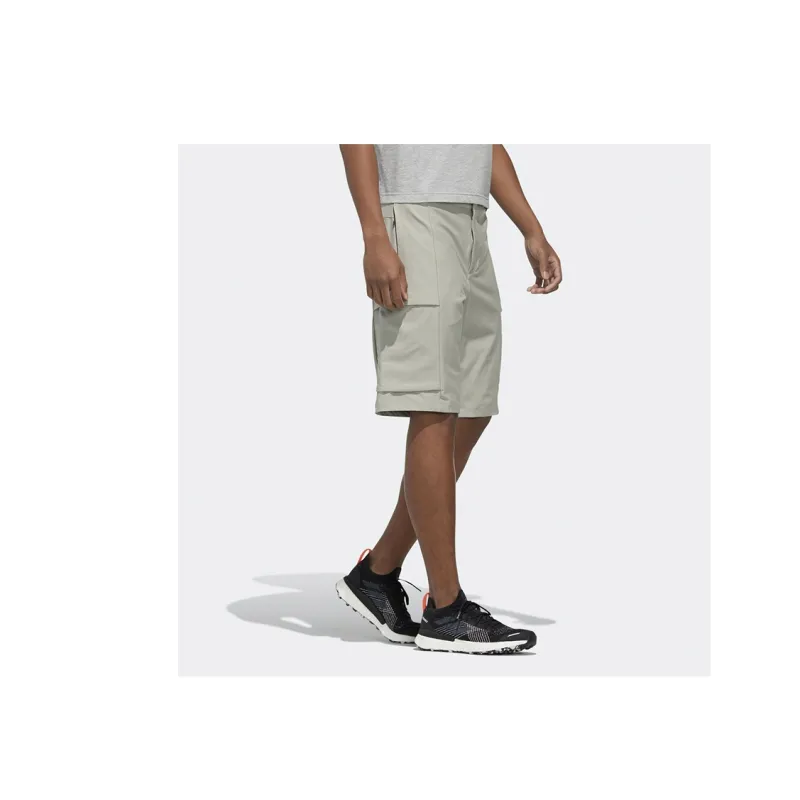 Adidas Casual Shorts Men Leather Gray-5