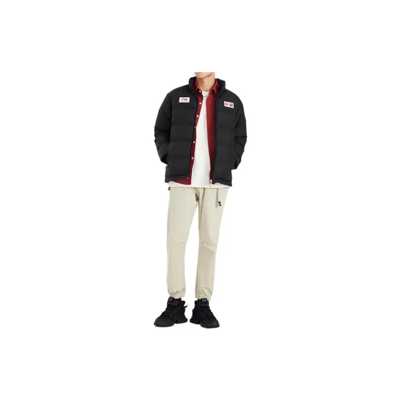 LiNing Sports Trend Series Down Jacket Men's Black-2