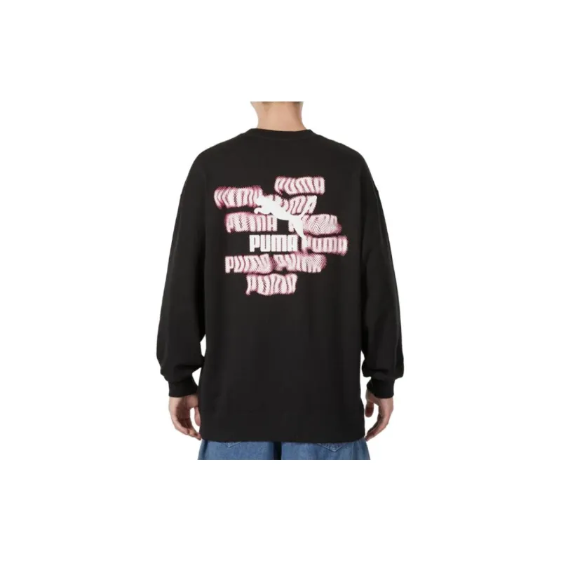 PUMA Sweatshirts Men Black-3