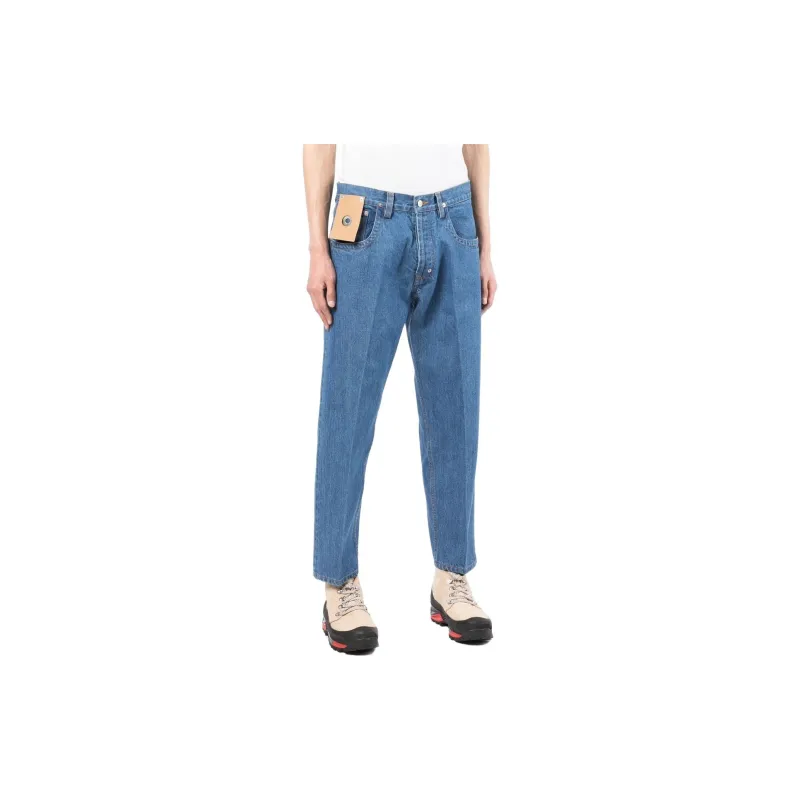CRAIG GREEN Logo patch Straight leg Jeans-3