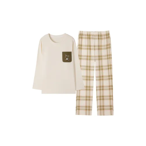 MADALLO Pajama Set Women's Vanilla Yellow
