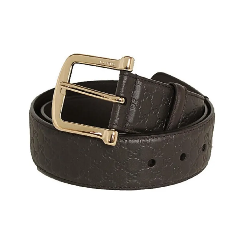 GUCCI Leather Belts Men's Brown -0