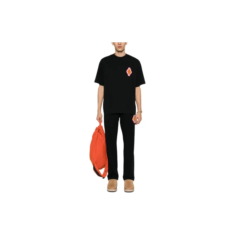 Marcelo Burlon County Of Milan Macrame Cross Cewneck T Shirt-2