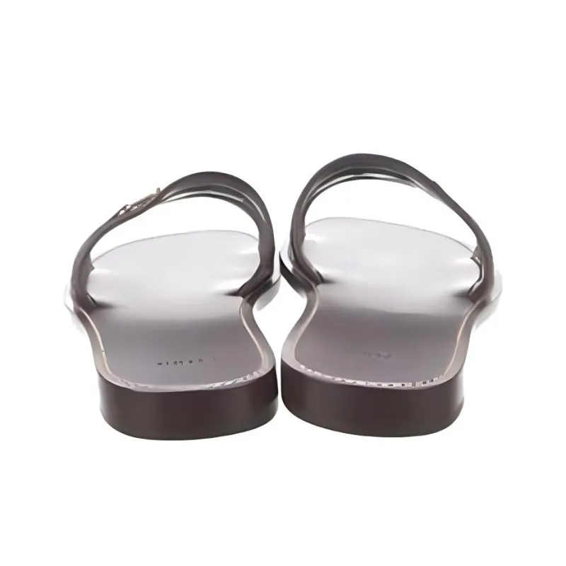 CELINE Slide Slippers Women's Burgundy Red-3