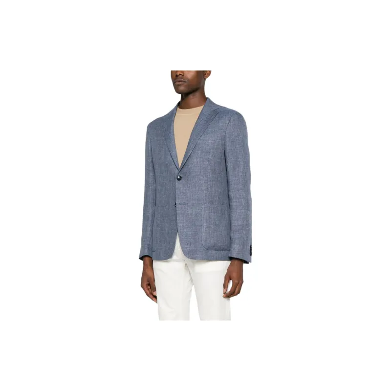 Ermenegildo Zegna Notched-lapels Single-breasted Blazer-3